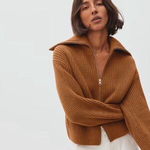 Everlane Women's Full Zip Cardigan